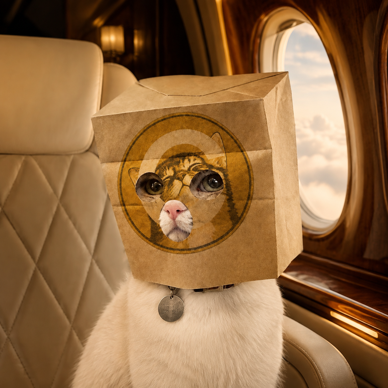Private jet, window seat, no questions.